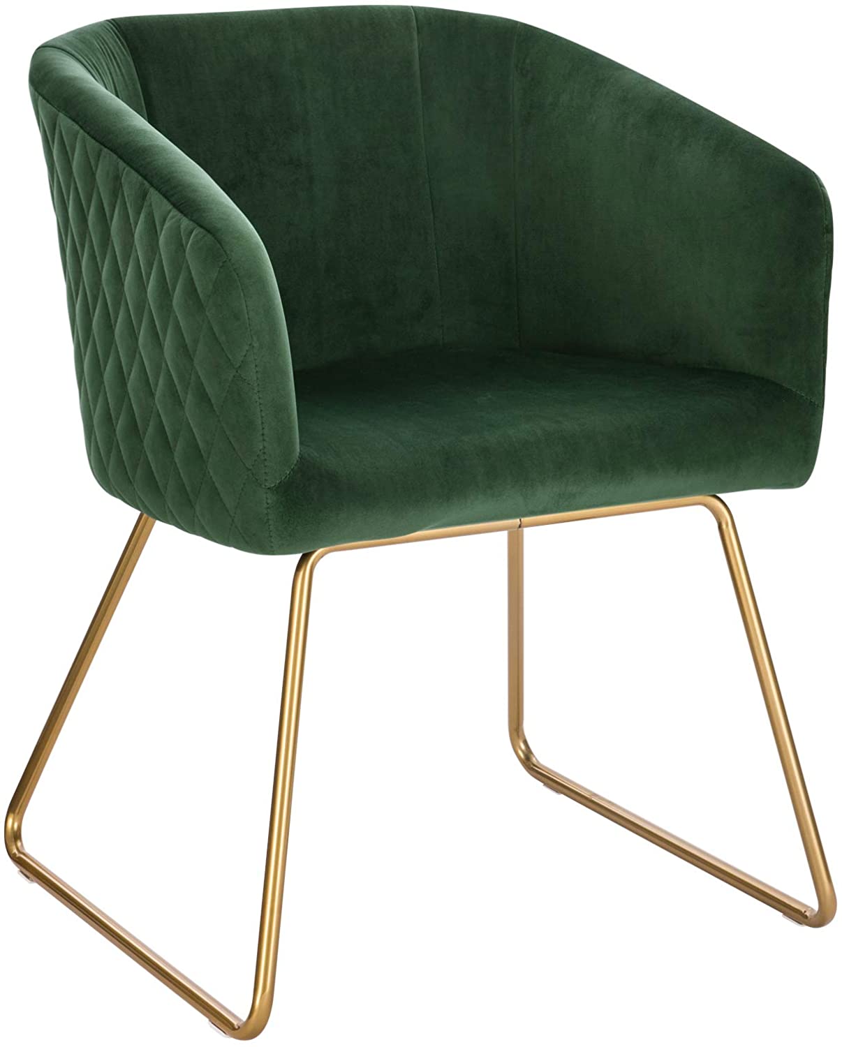 poltrona quadrata verde